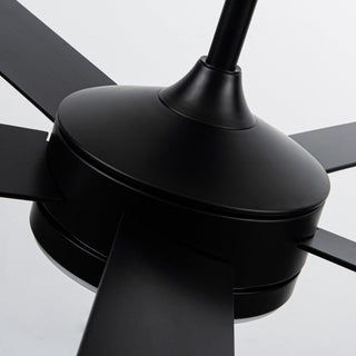 Vaczon 48" 5 Blades Hamptons Industrial DC Motor Ceiling Fan with LED Lighting and Remote Control