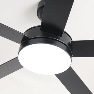 Vaczon 48 Inch Tracy Hamptons Downrod Mount LED Ceiling Fan with APP & Remote Control