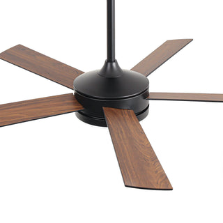 Vaczon 48 Inch Tracy Hamptons Downrod Mount LED Ceiling Fan with APP & Remote Control