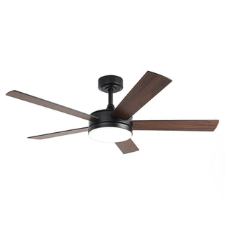 Vaczon 48 Inch Tracy Hamptons Downrod Mount LED Ceiling Fan with APP & Remote Control