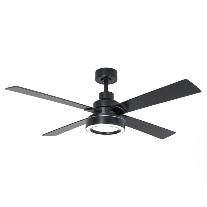 Vaczon 52" Down Mount Ceiling Fan with LED Light and Remote Control