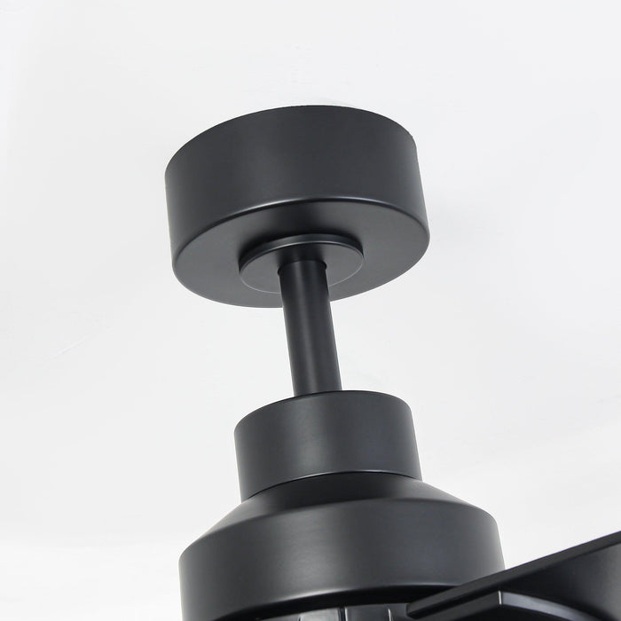 Vaczon 52" Down Mount Ceiling Fan with LED Light and Remote Control