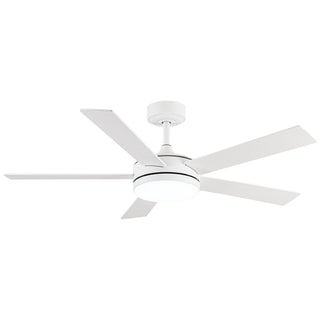 Vaczon 48 Inch Tracy Hamptons Downrod Mount LED Ceiling Fan with APP & Remote Control