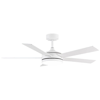 Vaczon 48" 5 Blades Hamptons Industrial DC Motor Ceiling Fan with LED Lighting and Remote Control
