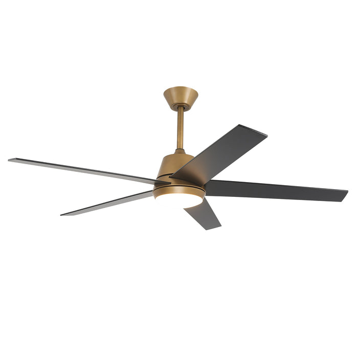 Vaczon Otis 52 Inch LED Downrod Mount Ceiling Fan with APP Remote Control