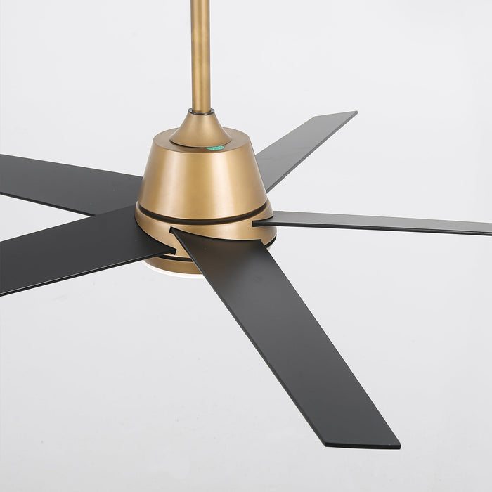 Vaczon Otis 52 Inch LED Downrod Mount Ceiling Fan with APP Remote Control