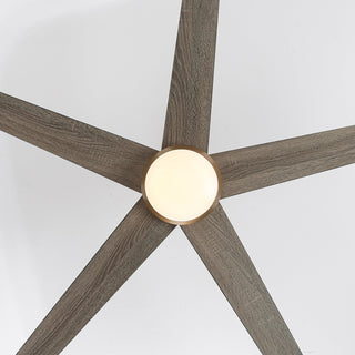 Vaczon Otis 52 Inch LED Downrod Mount Ceiling Fan with APP Remote Control