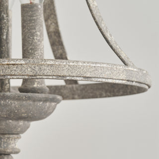 3-Light French Country Hamptons Industrial Pendant Lighting With Adjustable Hanging Length
