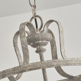 3-Light French Country Hamptons Industrial Pendant Lighting With Adjustable Hanging Length