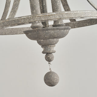 3-Light French Country Hamptons Industrial Pendant Lighting With Adjustable Hanging Length