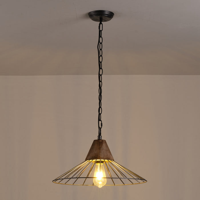 1-light Urban Wash Industrial Pendant Lighting