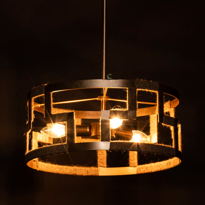 3-Light Golden Modern Pendant Lighting