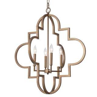 4-Light Traditional Hamptons S / L Size Chandelier with Adjustable Hanging Length