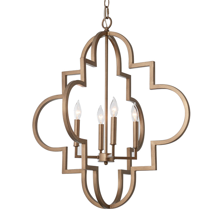 4-Light Traditional S / L Size Chandelier with Adjustable Hanging Length