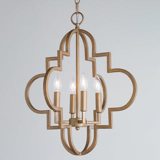 4-Light Traditional Hamptons S / L Size Chandelier with Adjustable Hanging Length