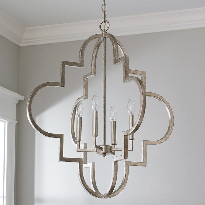 4-Light Traditional S / L Size Chandelier with Adjustable Hanging Length