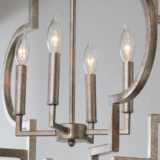 4-Light Traditional Hamptons S / L Size Chandelier with Adjustable Hanging Length