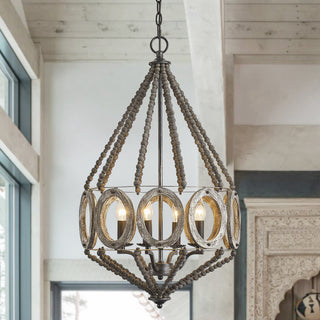 4-Light Hamptons Farmhouse Pendant Lighting
