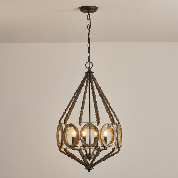 4-Light Farmhouse Pendant Lighting