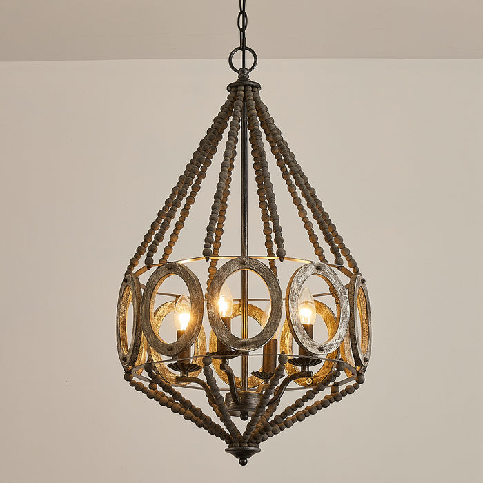 4-Light Farmhouse Pendant Lighting