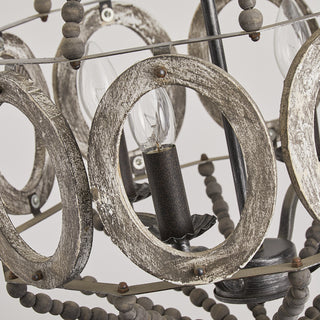 4-Light Hamptons Farmhouse Pendant Lighting