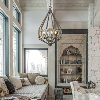 4-Light Hamptons Farmhouse Pendant Lighting