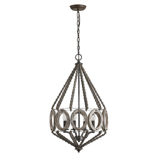 4-Light Hamptons Farmhouse Pendant Lighting