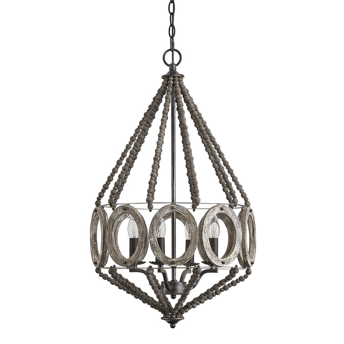 4-Light Farmhouse Pendant Lighting