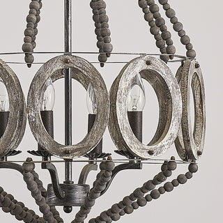 4-Light Hamptons Farmhouse Pendant Lighting