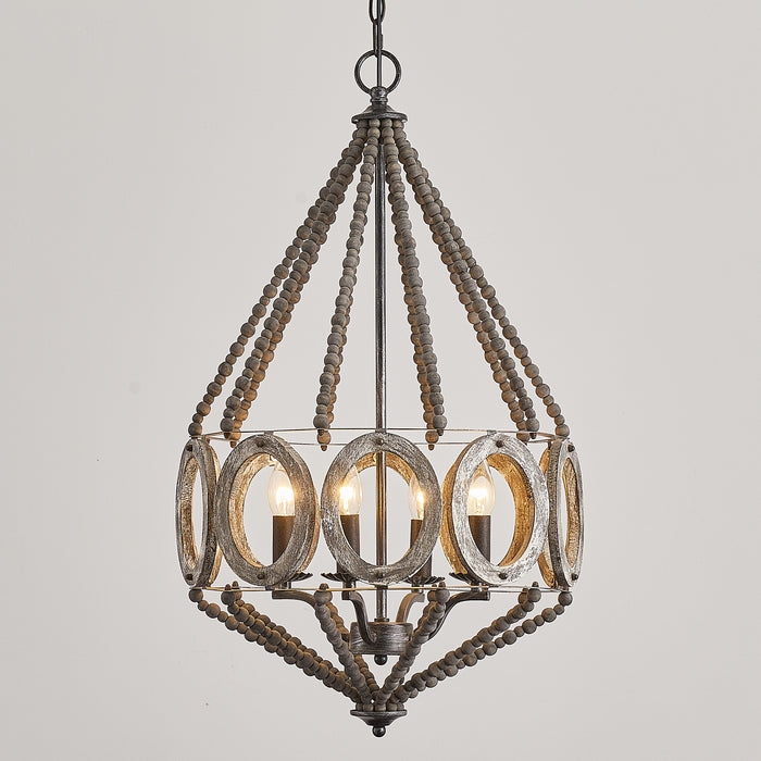 4-Light Farmhouse Pendant Lighting