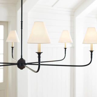 4-Light / 6-Light Hamptons Modern Chandelier Ceiling Light with Adjustable Hanging Length