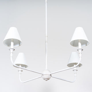 4-Light / 6-Light Hamptons Modern Chandelier Ceiling Light with Adjustable Hanging Length