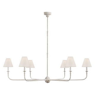 4-Light / 6-Light Hamptons Modern Chandelier Ceiling Light with Adjustable Hanging Length