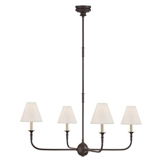 4-Light / 6-Light Hamptons Modern Chandelier Ceiling Light with Adjustable Hanging Length