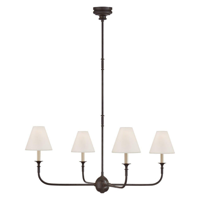 4-Light / 6-Light Vintage Modern Chandelier Ceiling Light with Adjustable Hanging Length