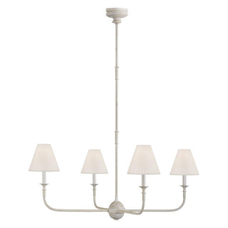 4-Light / 6-Light Hamptons Modern Chandelier Ceiling Light with Adjustable Hanging Length