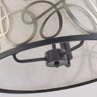 3-Light Classic Industrial Chandelier With Adjustable Hanging Length