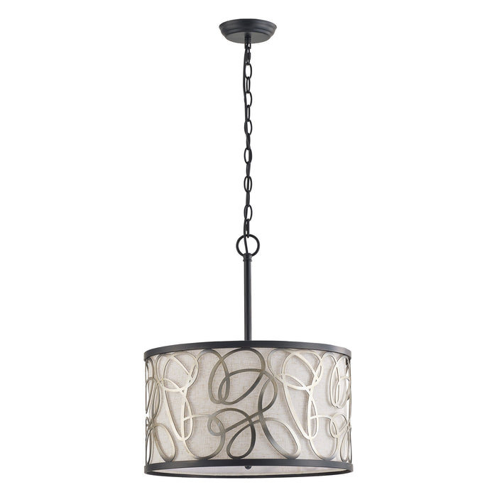 3-Light Classic Industrial Chandelier With Adjustable Hanging Length