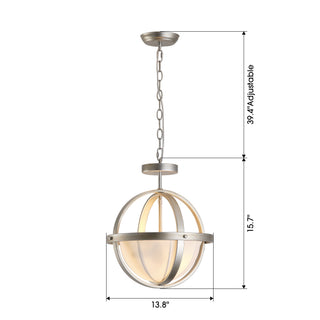 Hamptons Modern Two Light Semi-Flush Convertible Pendant Lighting