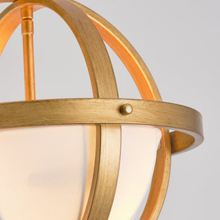 Hamptons Modern Two Light Semi-Flush Convertible Pendant Lighting