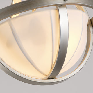 Hamptons Modern Two Light Semi-Flush Convertible Pendant Lighting