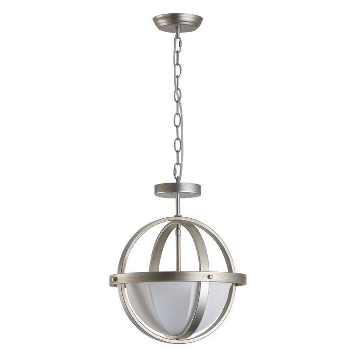 Modern Two Light Semi-Flush Convertible Pendant Lighting