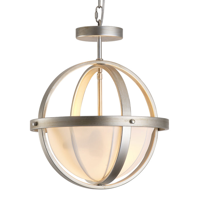 Modern Two Light Semi-Flush Convertible Pendant Lighting