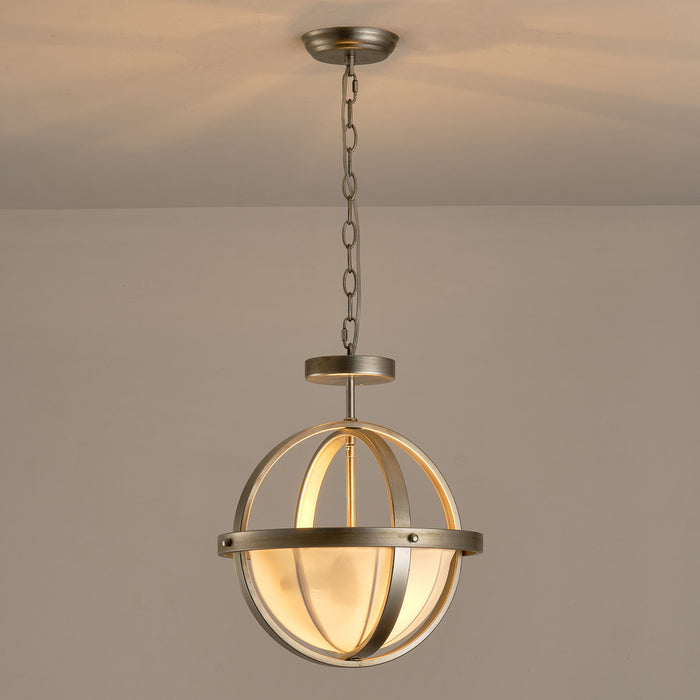 Modern Two Light Semi-Flush Convertible Pendant Lighting