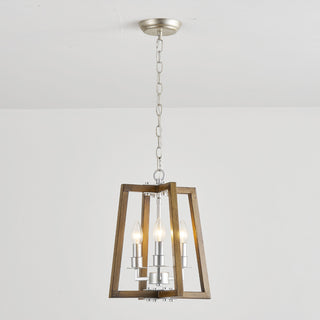 3-Light Hamptons Kitchen Island Pendant Hanging Lantern, Farmhouse Hanging Lamp for Dining Room Foyer Entryway Hallway With Adjustable Hanging Length