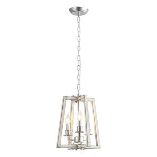 3-Light Hamptons Kitchen Island Pendant Hanging Lantern, Farmhouse Hanging Lamp for Dining Room Foyer Entryway Hallway With Adjustable Hanging Length