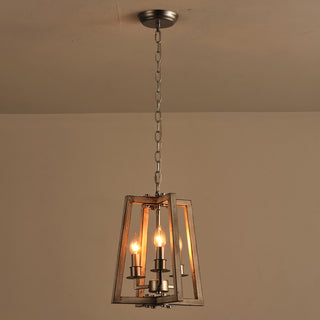 3-Light Hamptons Kitchen Island Pendant Hanging Lantern, Farmhouse Hanging Lamp for Dining Room Foyer Entryway Hallway With Adjustable Hanging Length