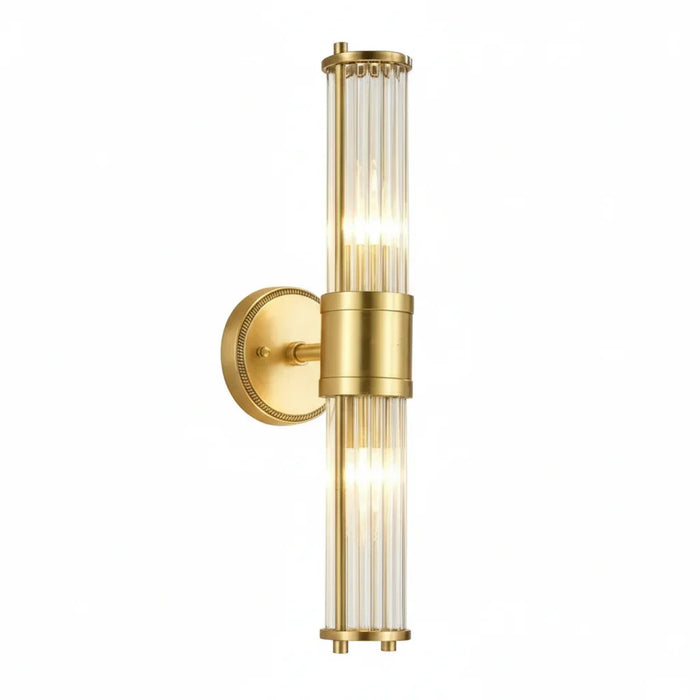 2-Light Modern Indoor Golden Wall Lighting