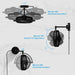 Parrot Uncle 13" Industrial Ceiling Fan with Pull Chain Electric Fans for Personal Use - ParrotUncle