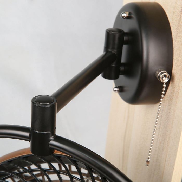 Parrot Uncle 13" Industrial Ceiling Fan with Pull Chain Electric Fans for Personal Use - ParrotUncle